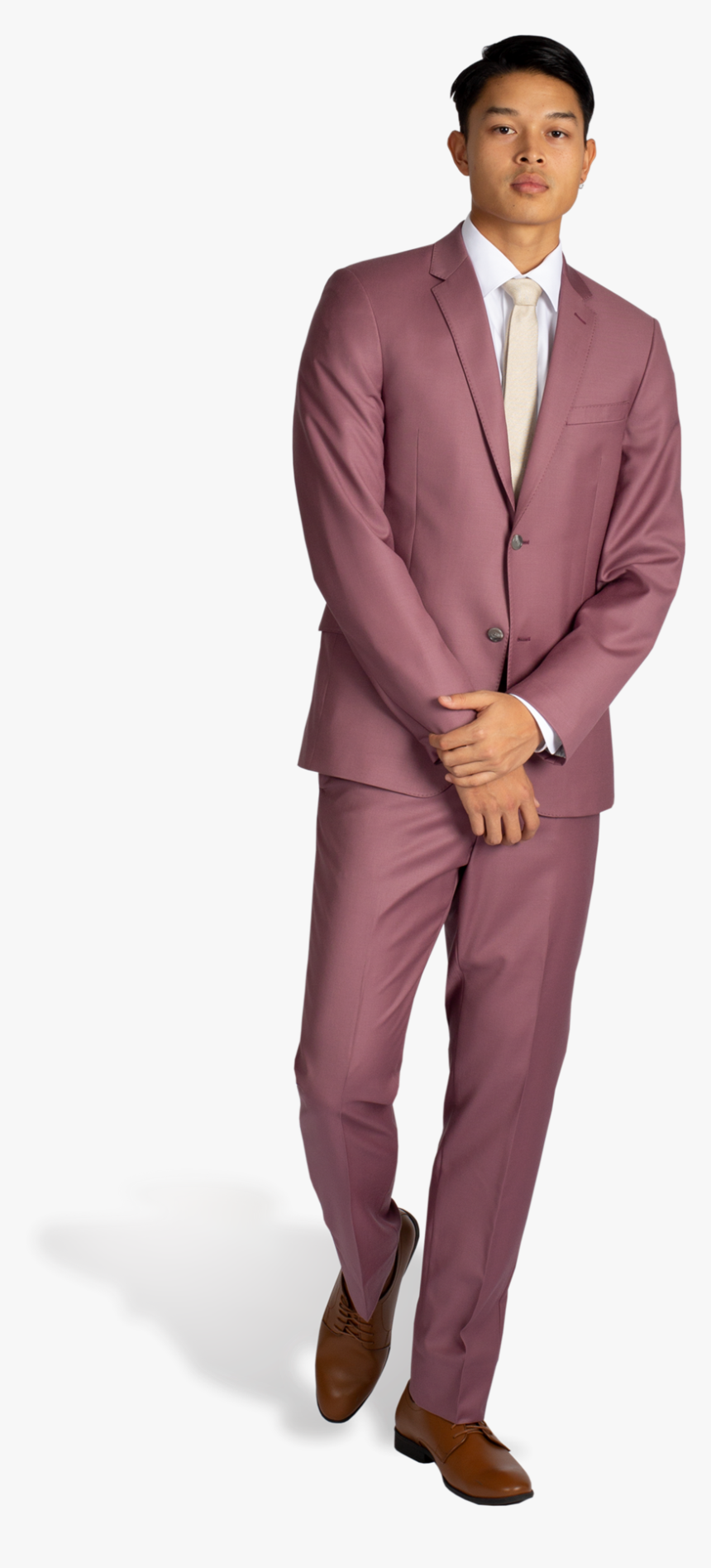 Rose Pink Suit - Light Maroon Suit Men, HD Png Download