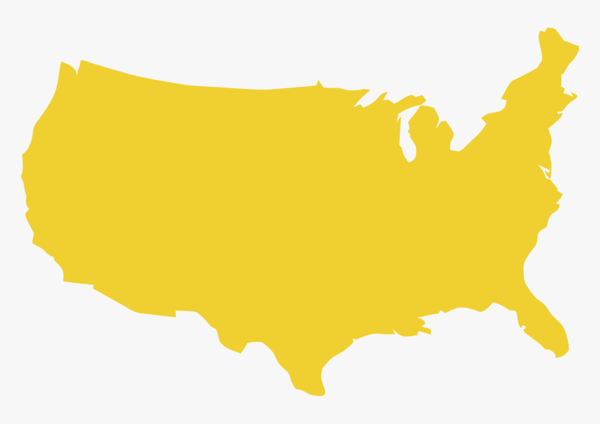 United States Map Plus Alaska, HD Png Download
