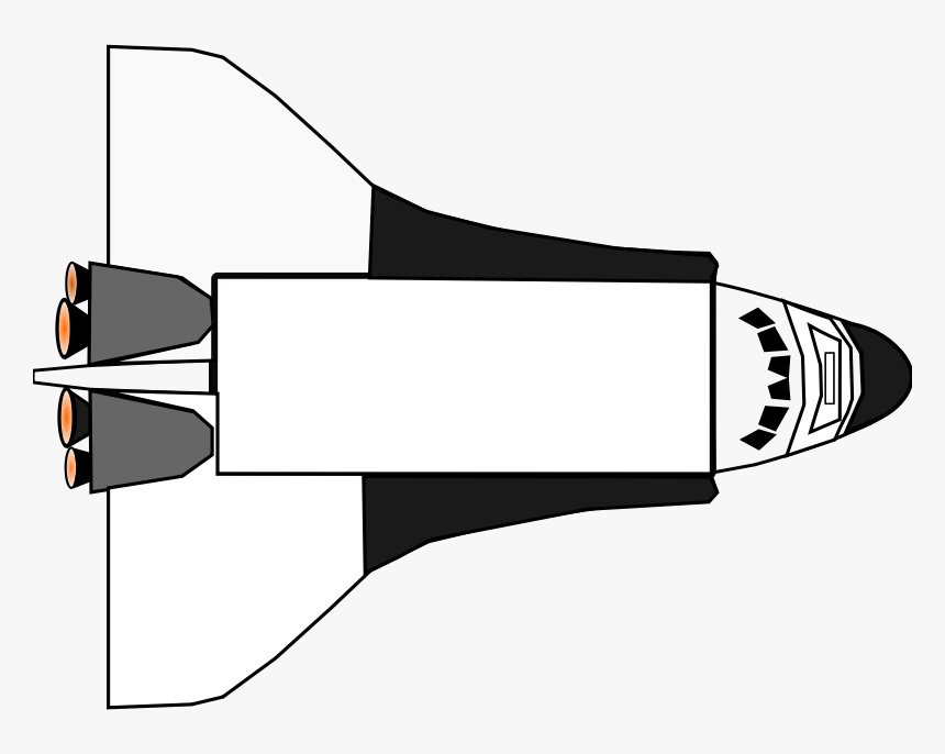 Nave - Space Shuttle Free Clipart, HD Png Download