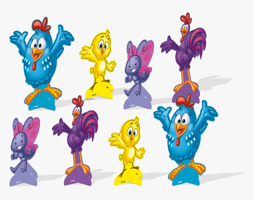 Enfeite Para Mesa Galinha Pintadinha, HD Png Download