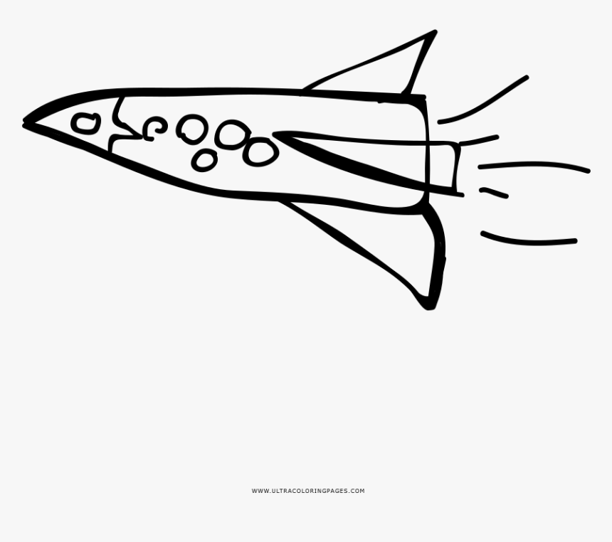 Nave-espacial Coloring Page - Coloring Book, HD Png Download