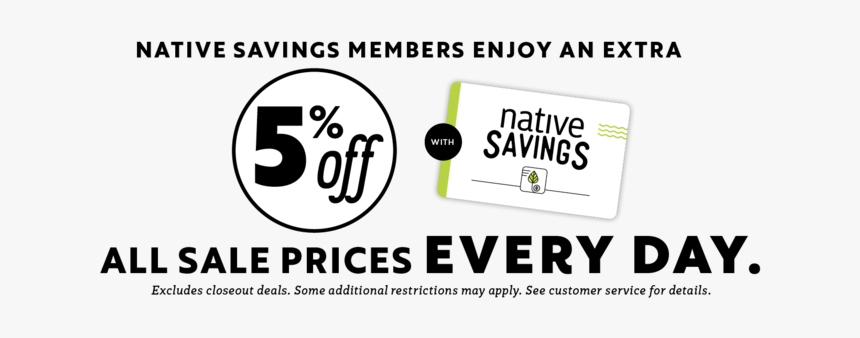 Monthly Sales Web Banner Native Savings - Sign, HD Png Download