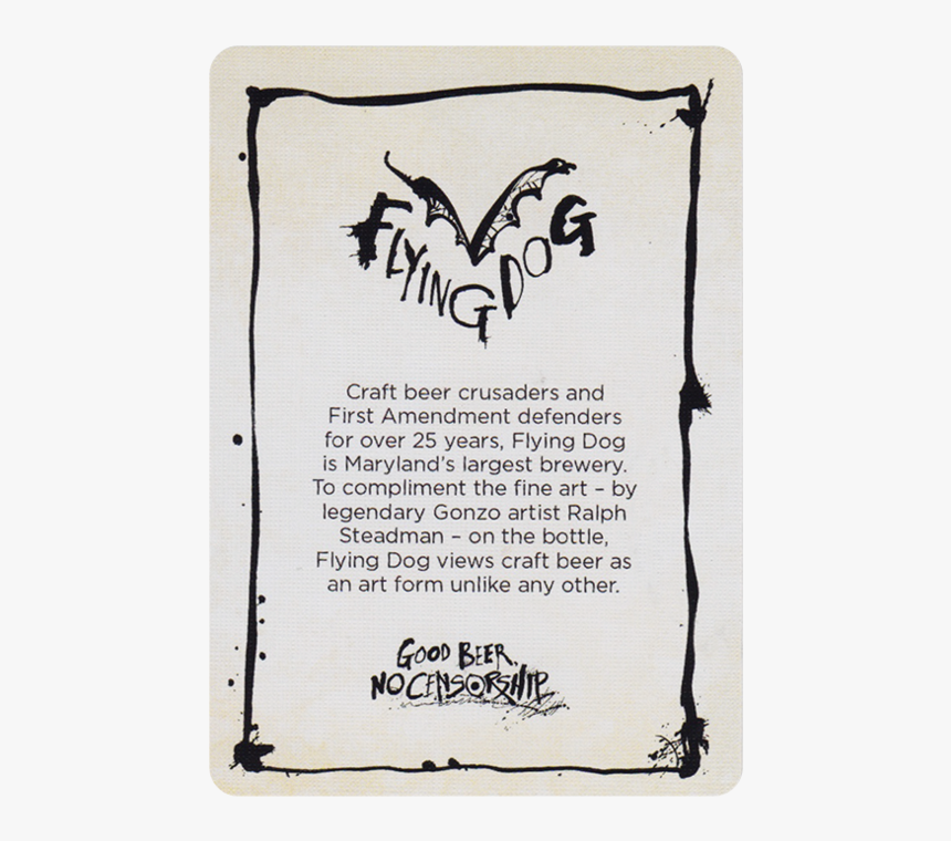 Main - Flying Dog Brewery, HD Png Download