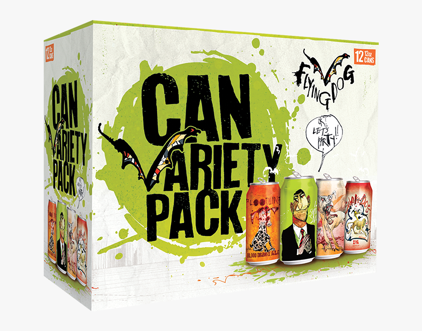 Flying Dog Logo Png - Flying Dog Variety Pack Cans, Transparent Png