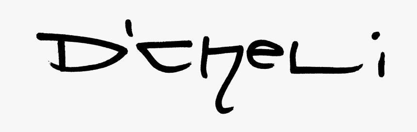 D - Cheli Designs - Calligraphy, HD Png Download