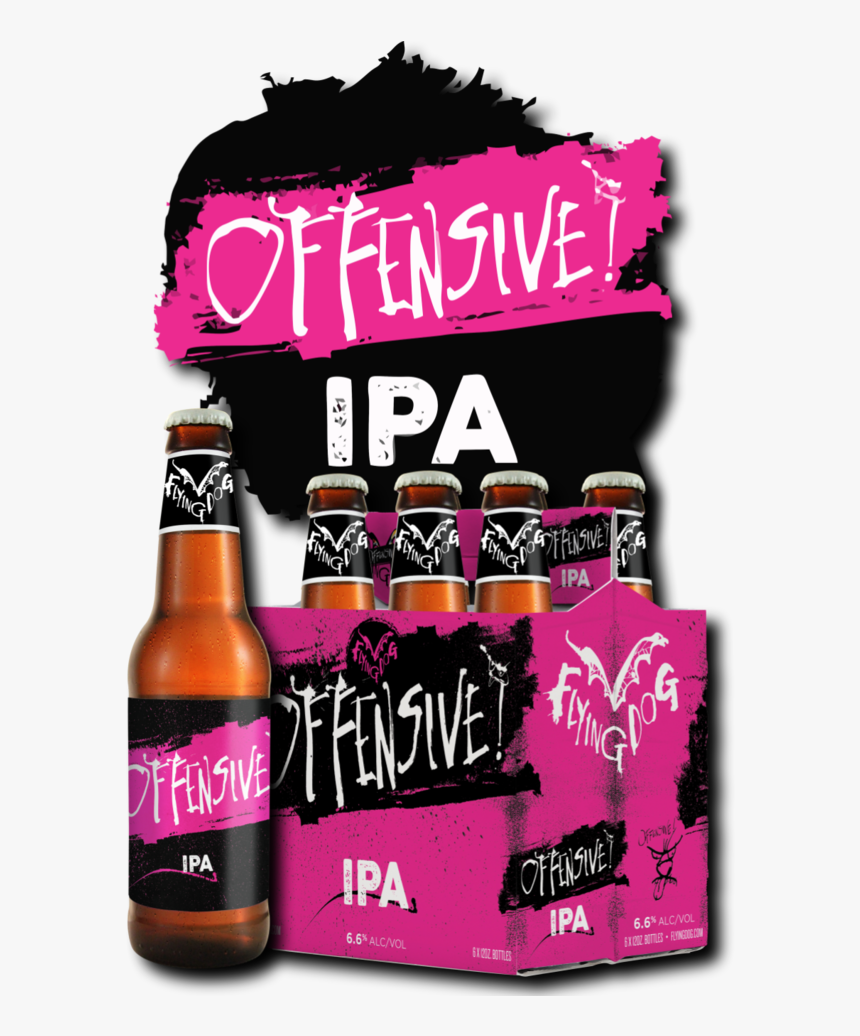 Flying Dog Brewing Offensive Ipa, HD Png Download