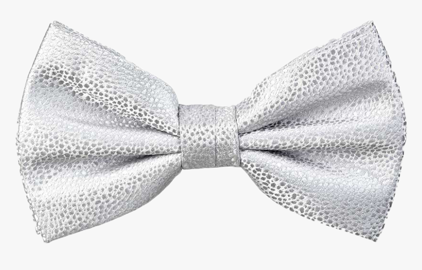 Textured Damon Bow Tie In Silver Reptile - Paisley, HD Png Download