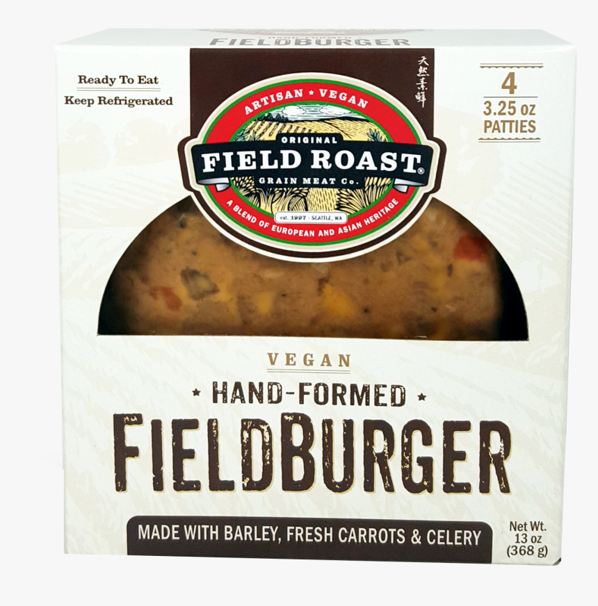 Hand-formed Fieldburger - Field Roast Field Burger, HD Png Download