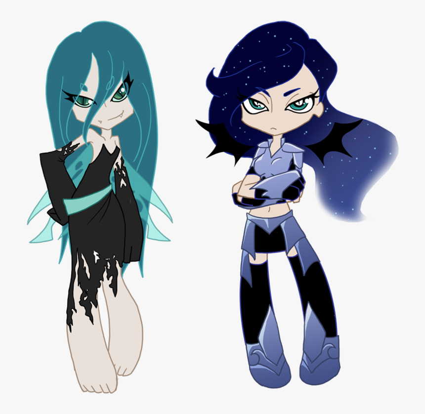 Transparent Stocking Anarchy Png - Mlp Nightmare Moon And Queen Chrysalis, Png Download
