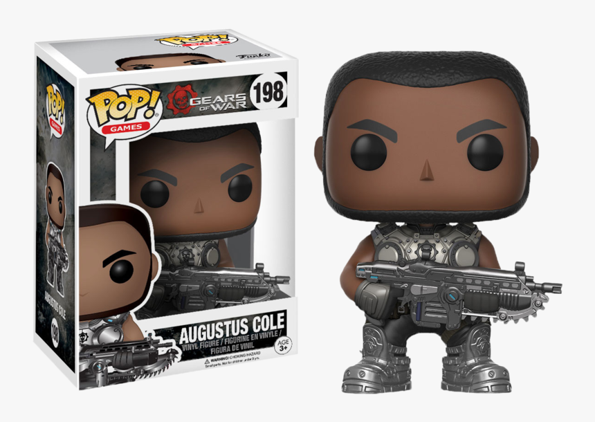 Pop Gears Of War Augustus Cole, HD Png Download