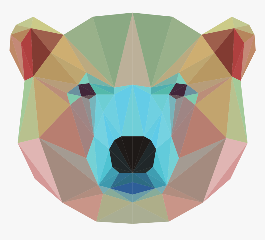 Dibujos Abstractos De Oso, HD Png Download