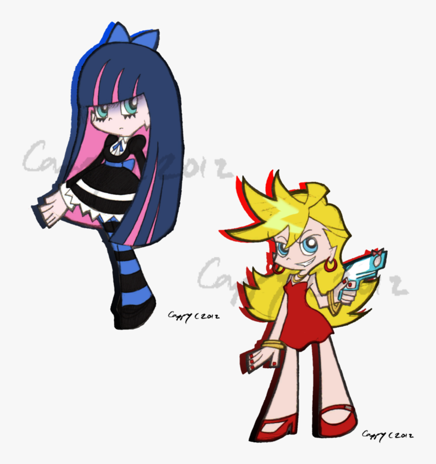 Transparent Cappy Png - Panty And Stocking Drawing, Png Download