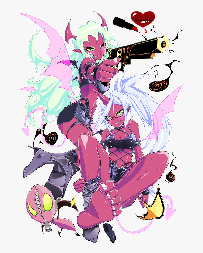 Scanty And Kneesocks Anime, HD Png Download