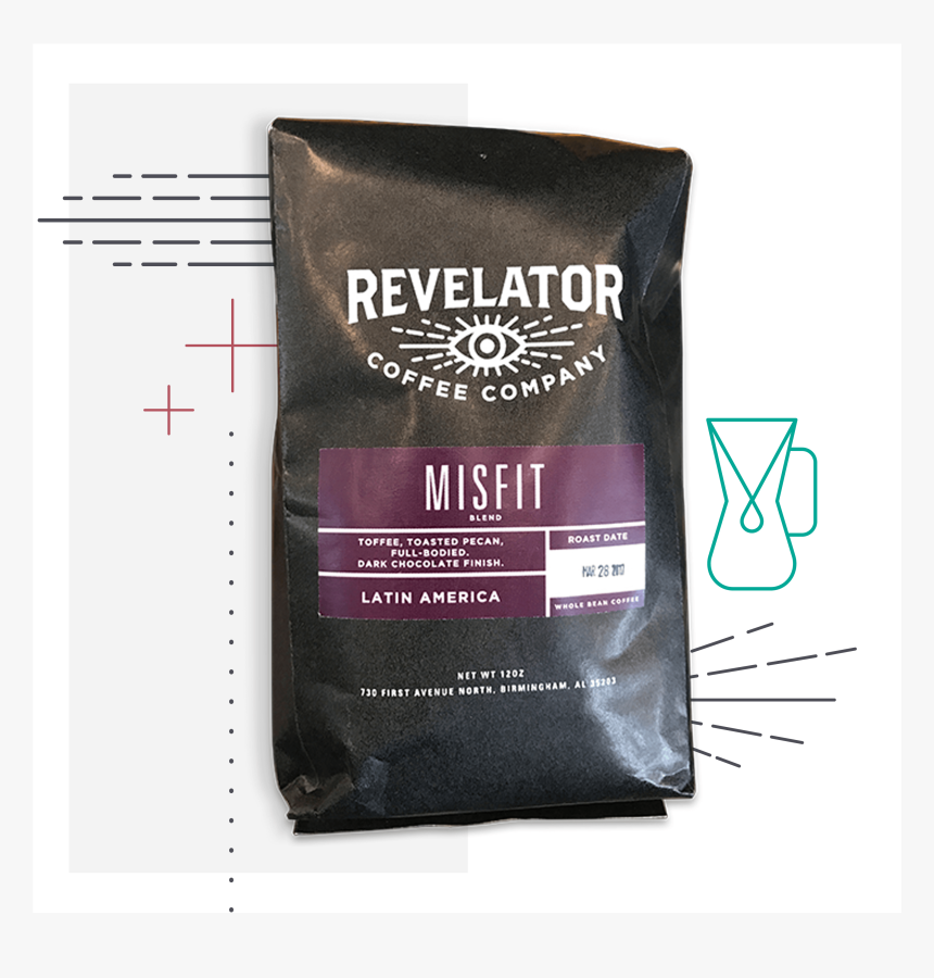 Coffee Bag Design For Revelator Coffee In Nashville, - Paper Bag, HD Png Download