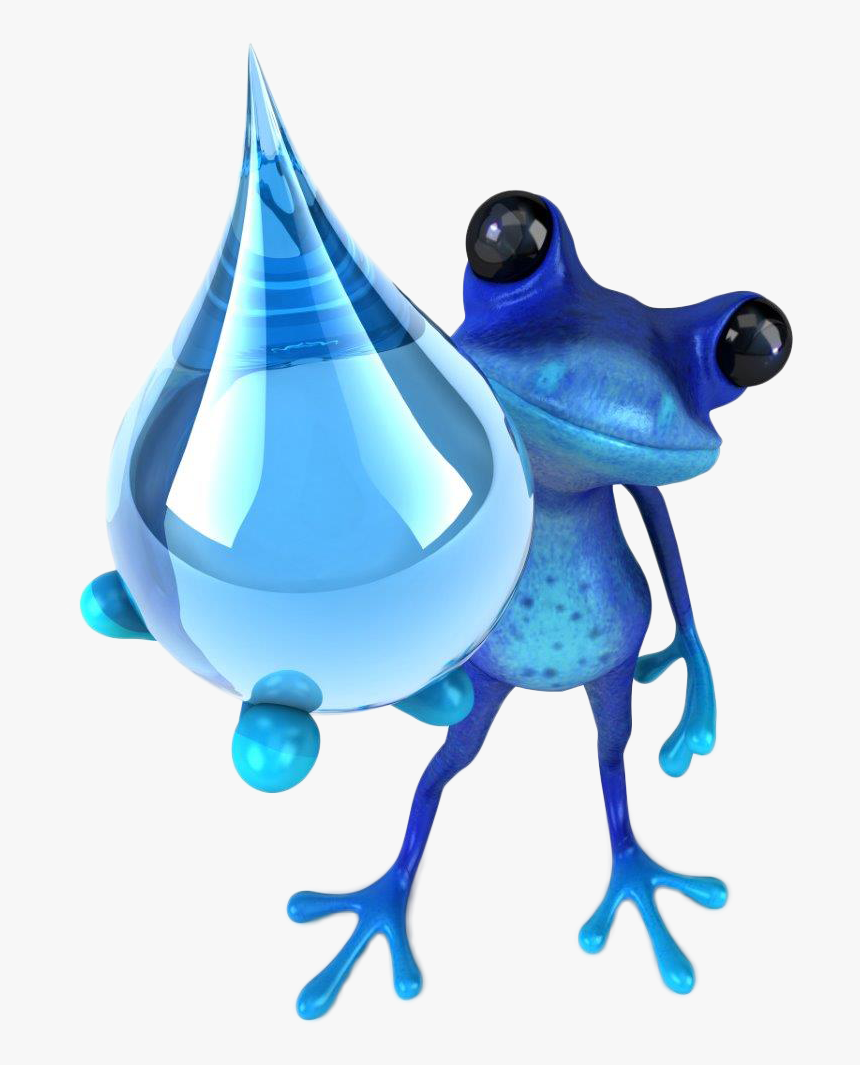 Blu Frog Plumbing Water Drop - Photograph, HD Png Download