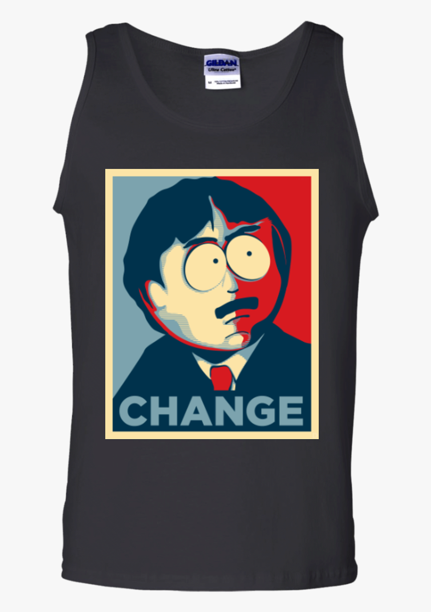 Randy Marsh Change Shirt Obama Poster Style - Randy Marsh Change, HD Png Download