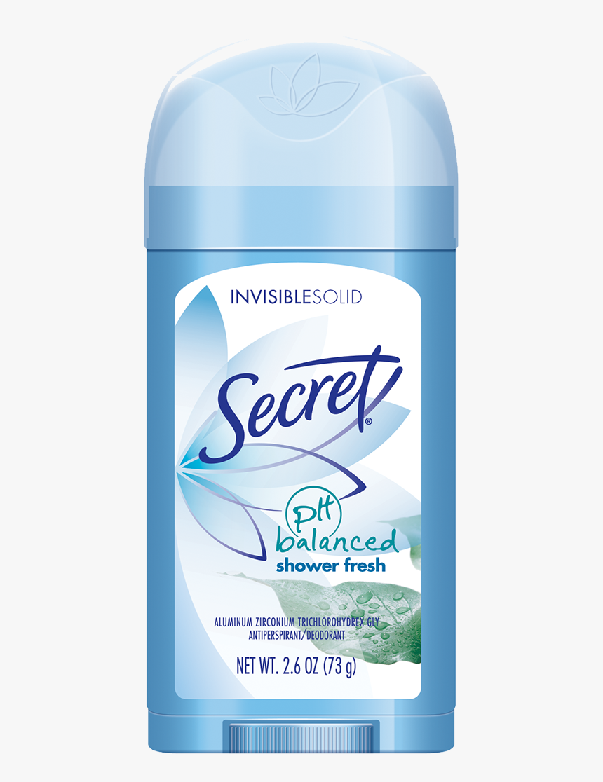 Deodorant Png - Secret Shower Fresh Deodorant, Transparent Png