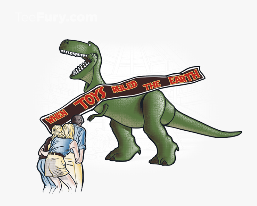 Teefury - Com - Animal Figure, HD Png Download