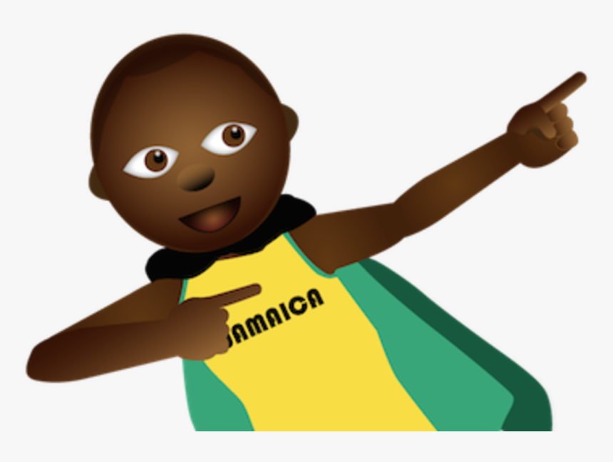Bolt 03 - Usain Bolt Emoji Png, Transparent Png