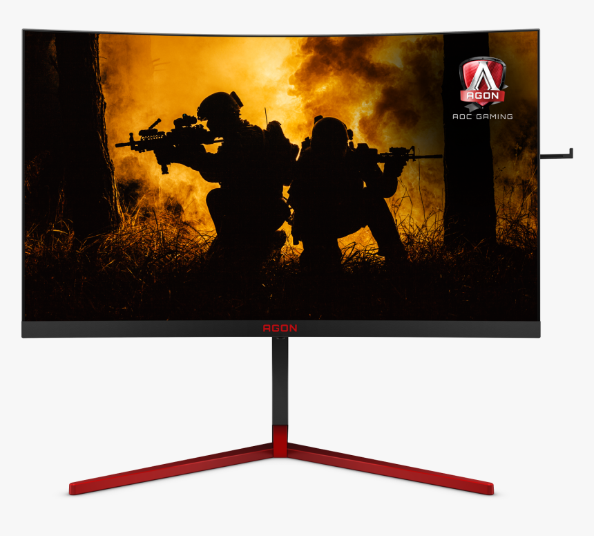 Kanye West Glasses Png -aoc S Latest Curved Gaming, Transparent Png