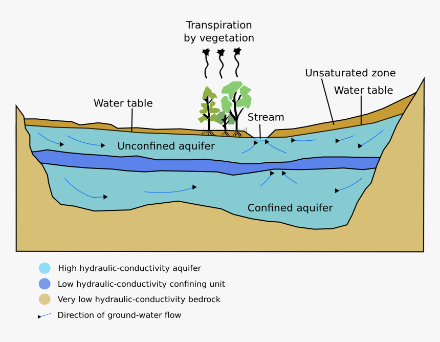 Zone Shows The Water Table, HD Png Download