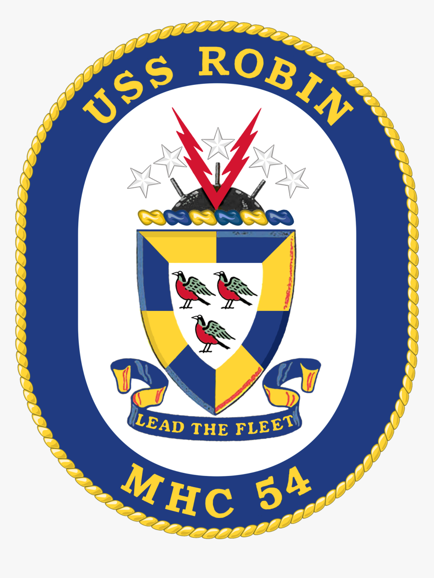 Uss Robin Mhc-54 Crest - Uss Paul Hamilton Ddg 60 Crest, HD Png Download