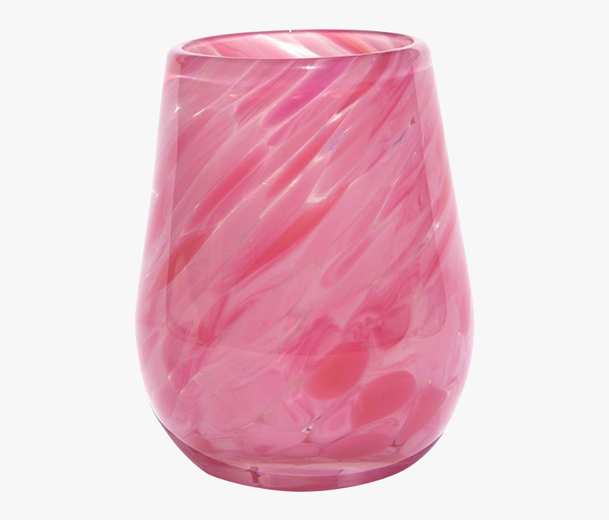 Pink & Red Wine Glass - Vase, HD Png Download