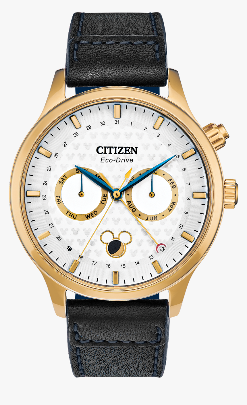 Mickey Mouse Main View - Leather Police Watches For Men, HD Png Download