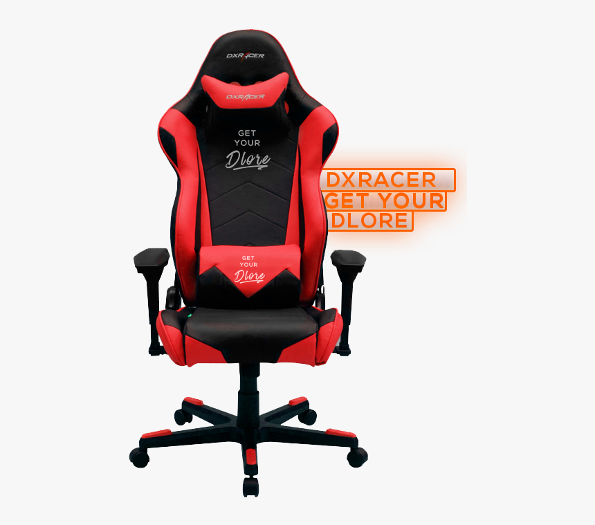 Picture - Dxracer Racing Oh Re0 Nr Black Red, HD Png Download