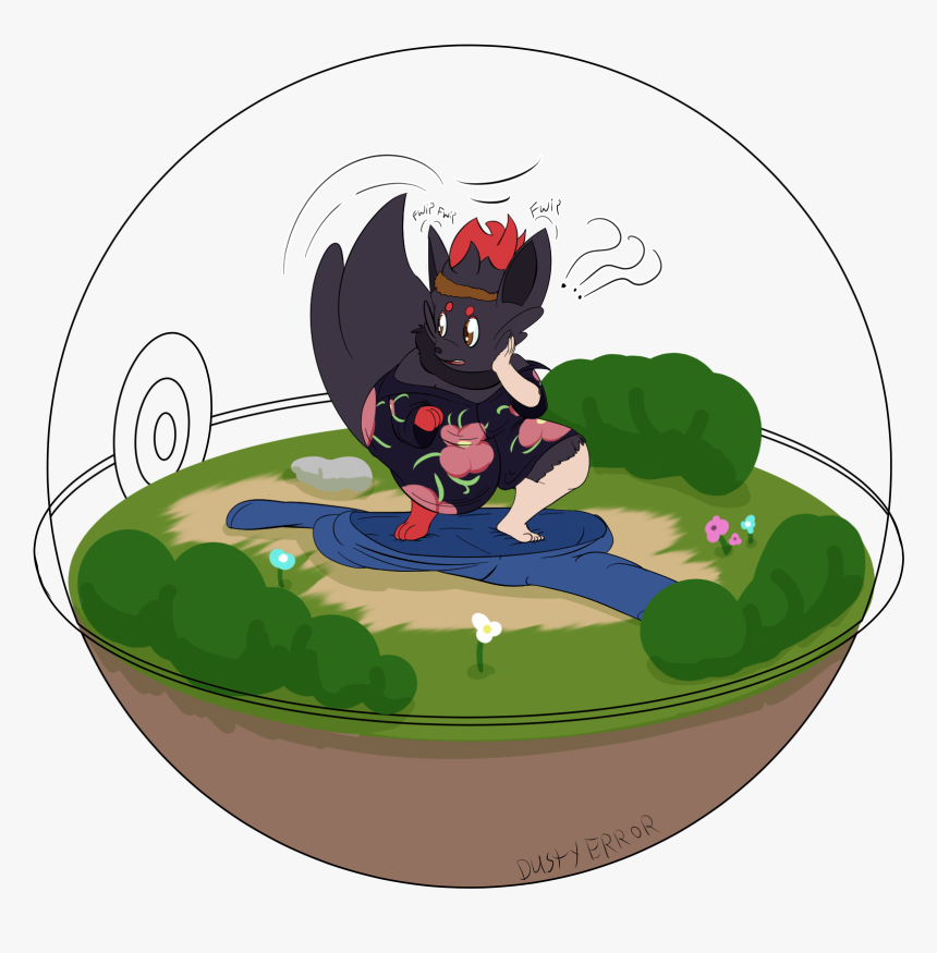 Zorua - Pokemon Gachapon - Cartoon, HD Png Download