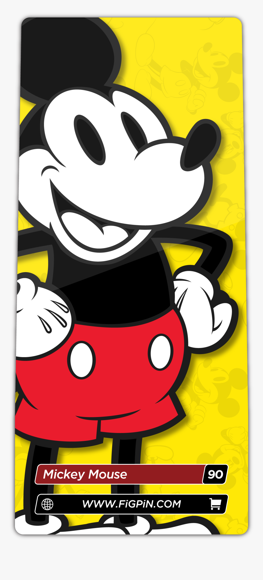 Mickey Mouse 90th Figpin, HD Png Download
