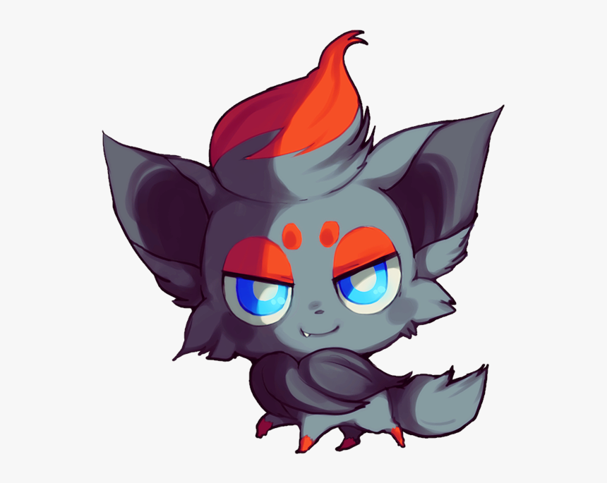 Pikachu Mammal Vertebrate Fictional Character Cartoon - Zorua Chibi, HD Png Download