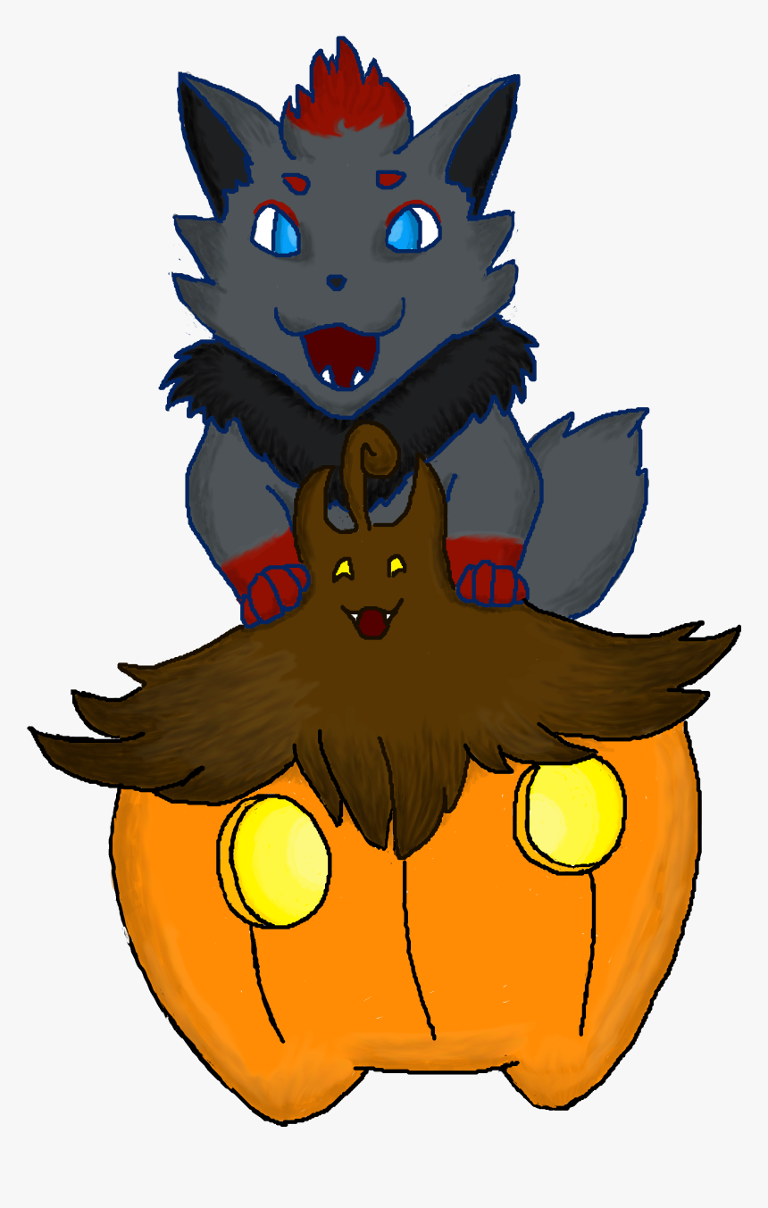 Zorua And Pumpkaboo , Png Download - Pump Kaboo, Transparent Png
