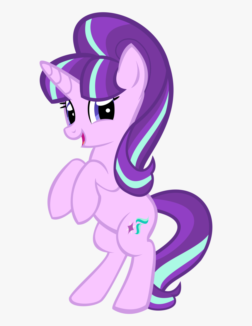 Pony Applejack Pink Cartoon Purple Violet Mammal Fictional - Starlight Glimmer Vector Pony, HD Png Download