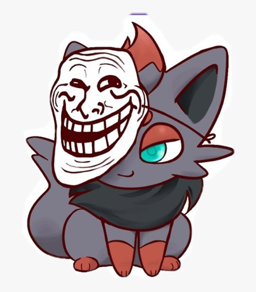 #zorua By Orcakisses On Devianart #freetoedit - Troll Mask Zorua, HD Png Download