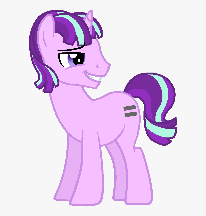 Starryoak, Rule 63, Safe, Simple Background, Solo, - Mlp Starlight Glimmer Colt, HD Png Download