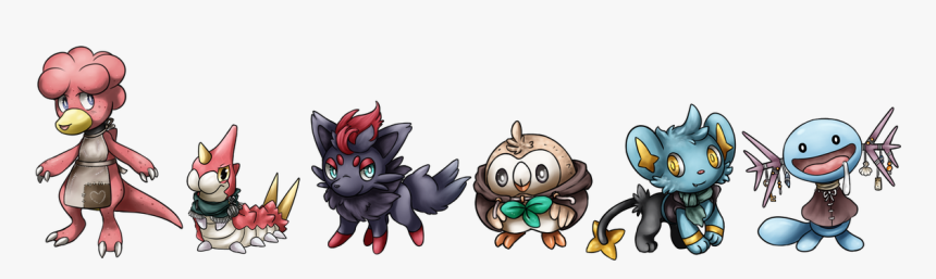 #pokemon #poa #pmd #magby #wurmple #zorua #rowlett - Cartoon, HD Png Download