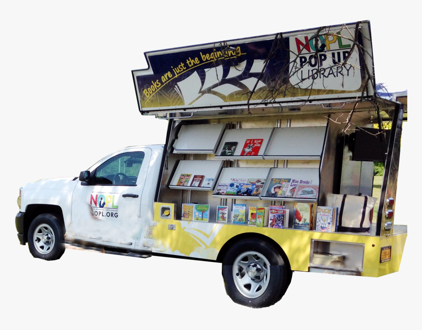 Library Pop Up Truck, HD Png Download
