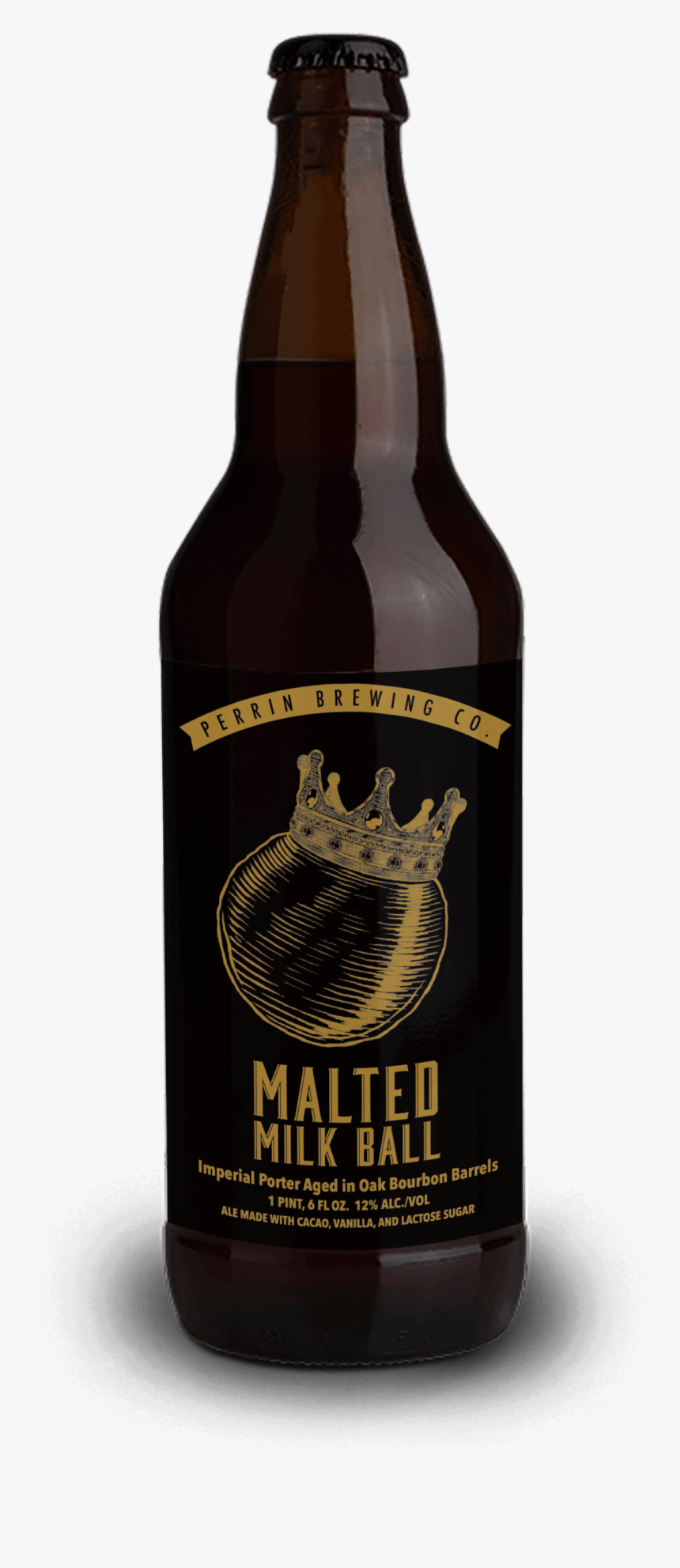 Malted Milk Ball Beer Bottle, HD Png Download , Transparent Png Image
