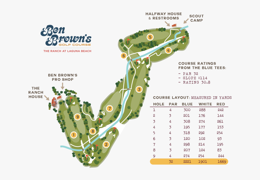 Gary Roger Baird Golf Course Diagram Ranch Laguna Beach Golf Course