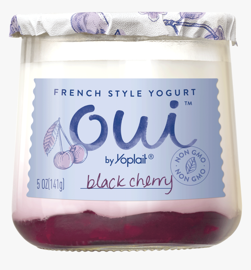 Oui Yogurt Black Cherry, HD Png Download