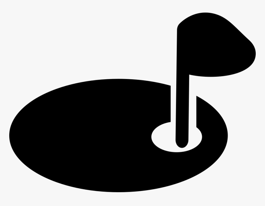 Golf Hole With A Flag - Circle, HD Png Download