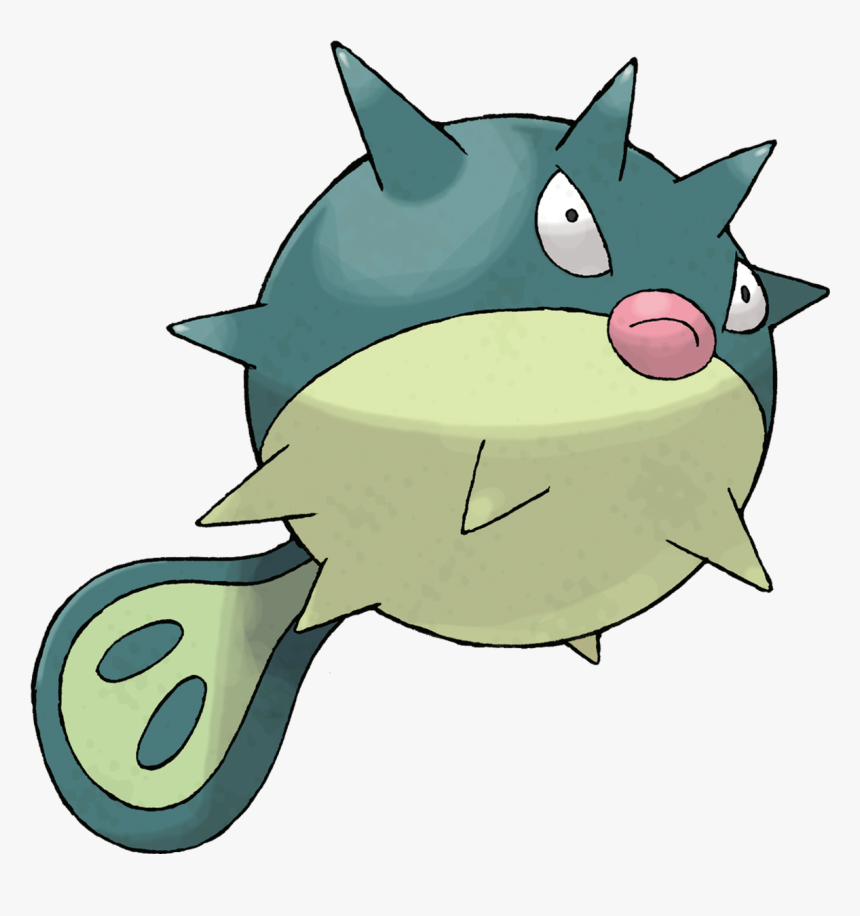 Qwilfish Pokemon, HD Png Download