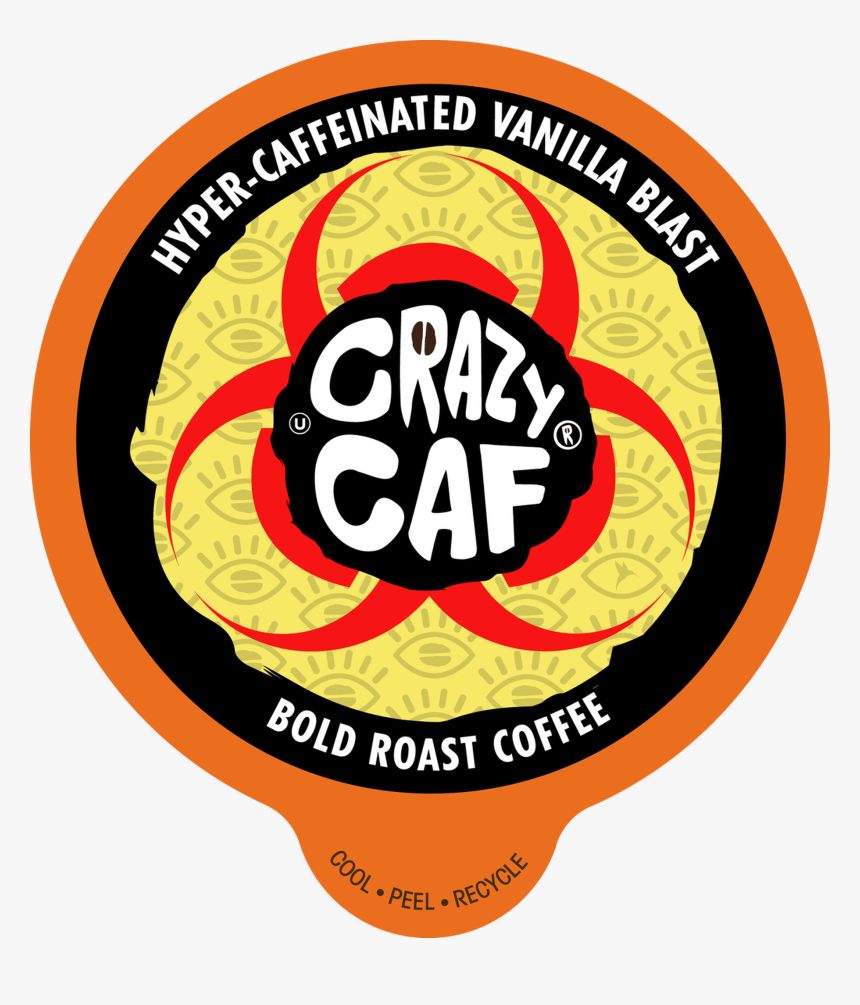 Crazy Caf Vanilla Blast Flavored Coffee, 400 Milligrams - Circle, HD Png Download