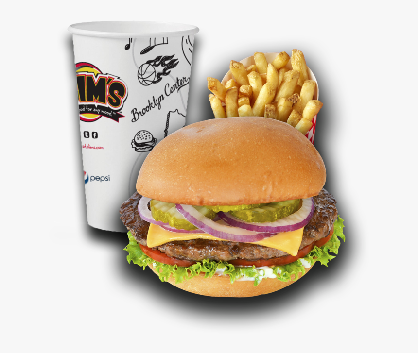 Burger Meal - Cheeseburger, HD Png Download