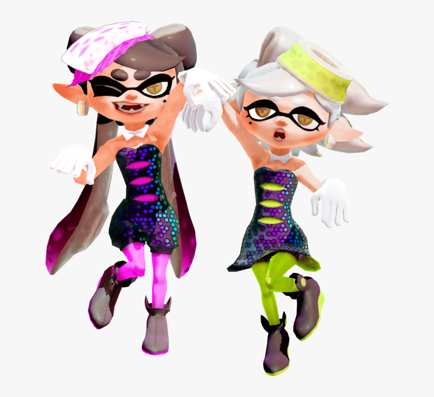 Transparent Squid Clipart - Splatoon 2 Squid Sisters, HD Png Download
