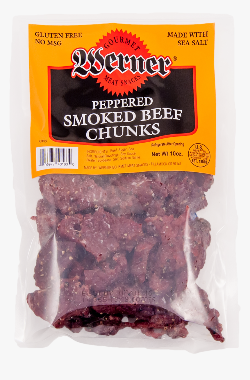 Peppered Smoked Beef Chunks 
 Class - Venison, HD Png Download