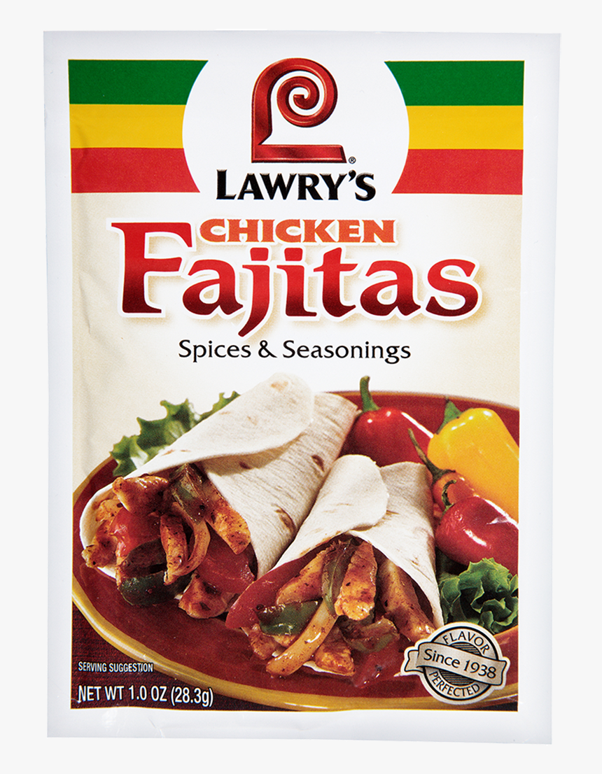 Chicken Fajitas - Lawry's Chicken Fajita Seasoning, HD Png Download