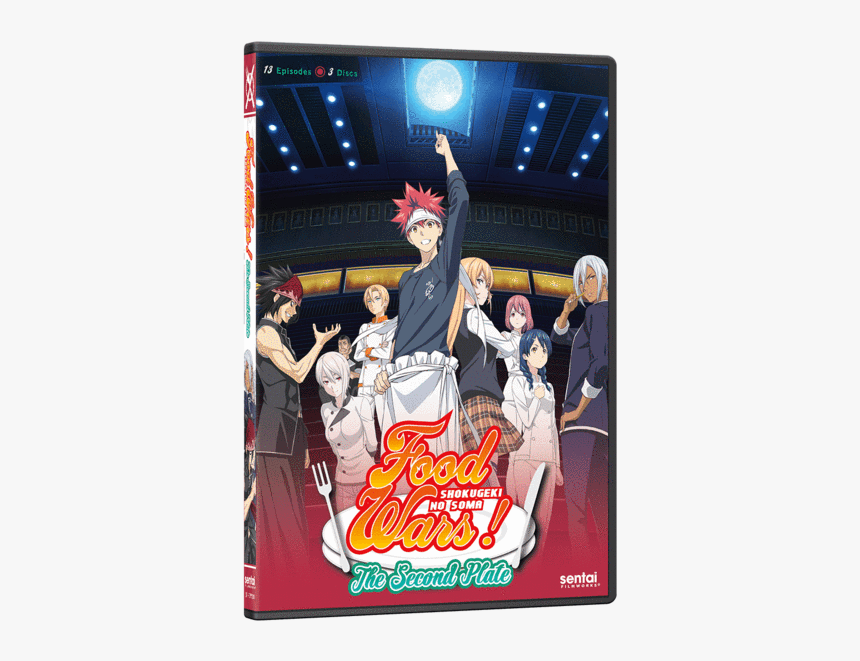 Food Wars The Second Plate Dvd, HD Png Download