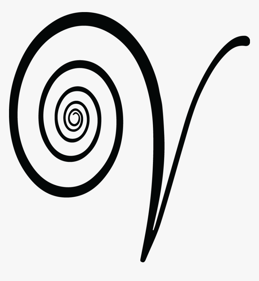 Icicles Spiral Png Jpg Black And White Download - Line Art, Transparent Png